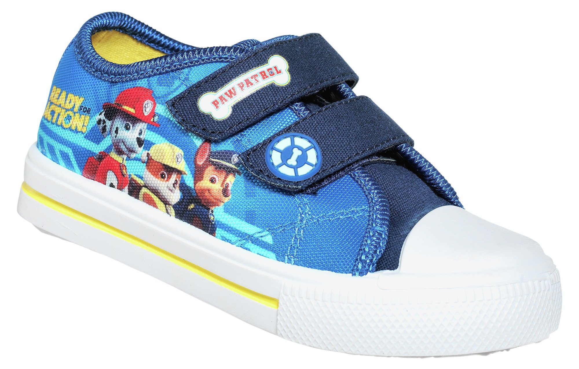 PAW Patrol Blue Canvas Trainers - Size 5