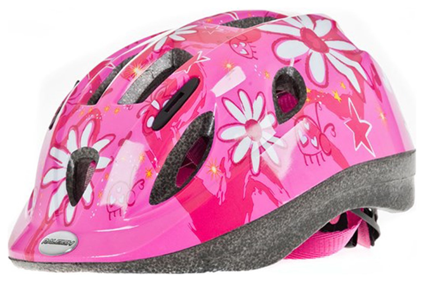 Raleigh Mystery 48-54cm Bike Helmet - Pink Flower