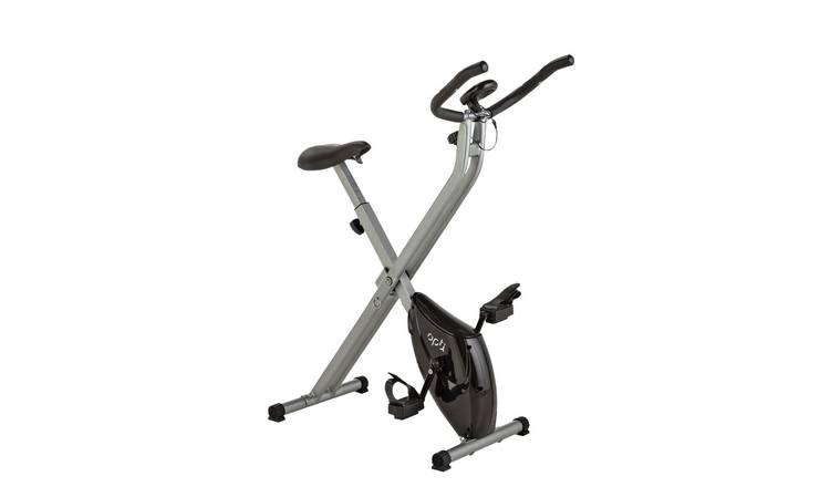 Stationary bike that folds on sale up