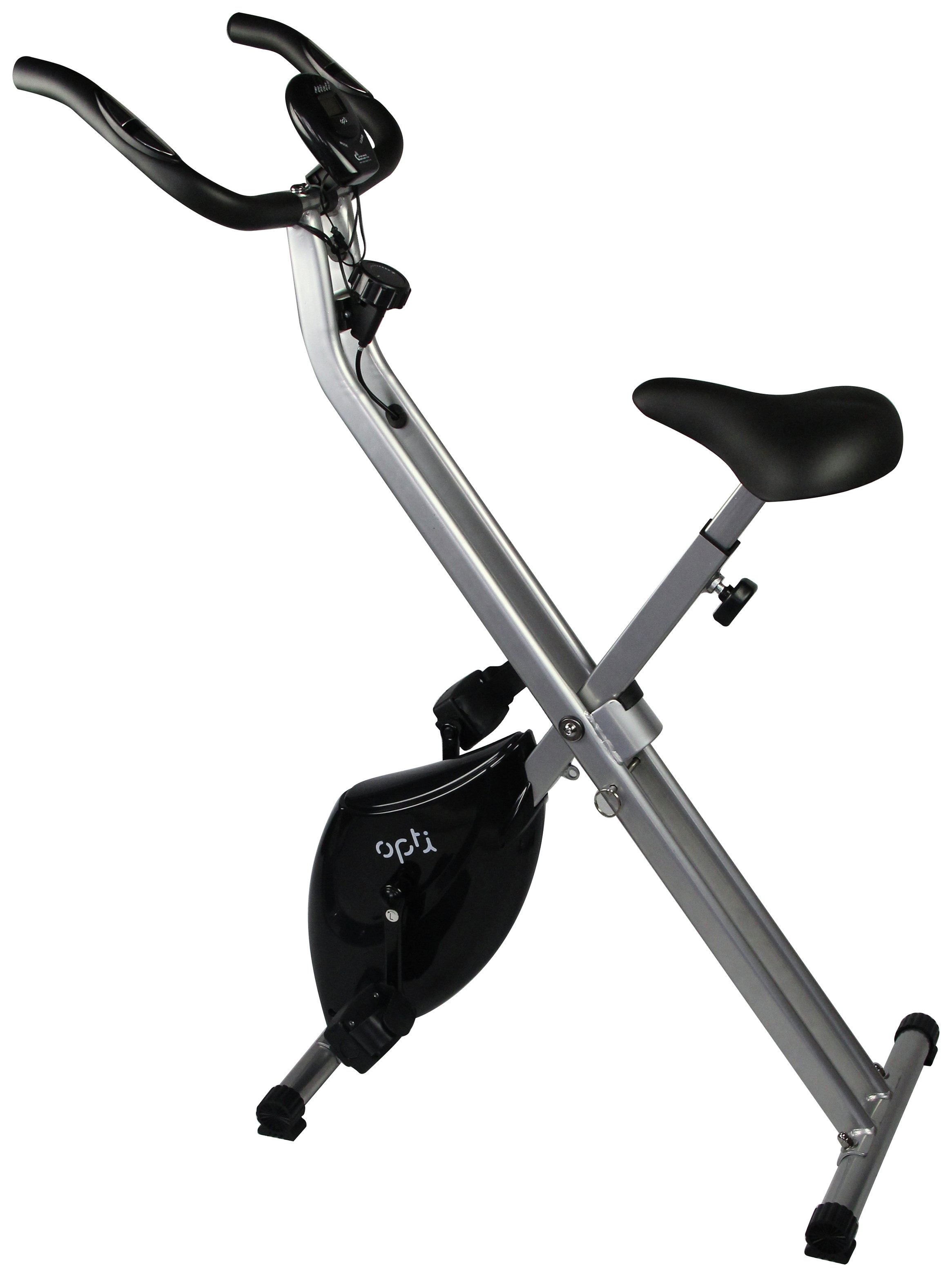 opti fold up exercise bike