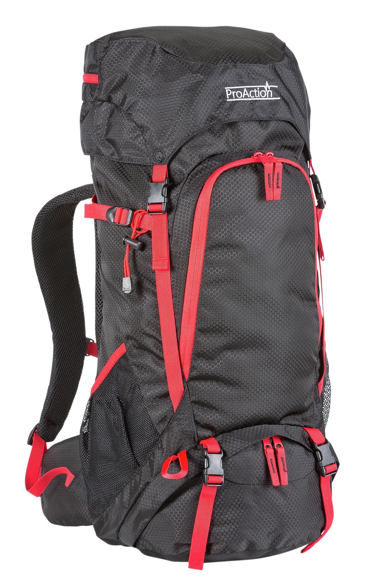 ProAction 45L Backpack - Black and Red