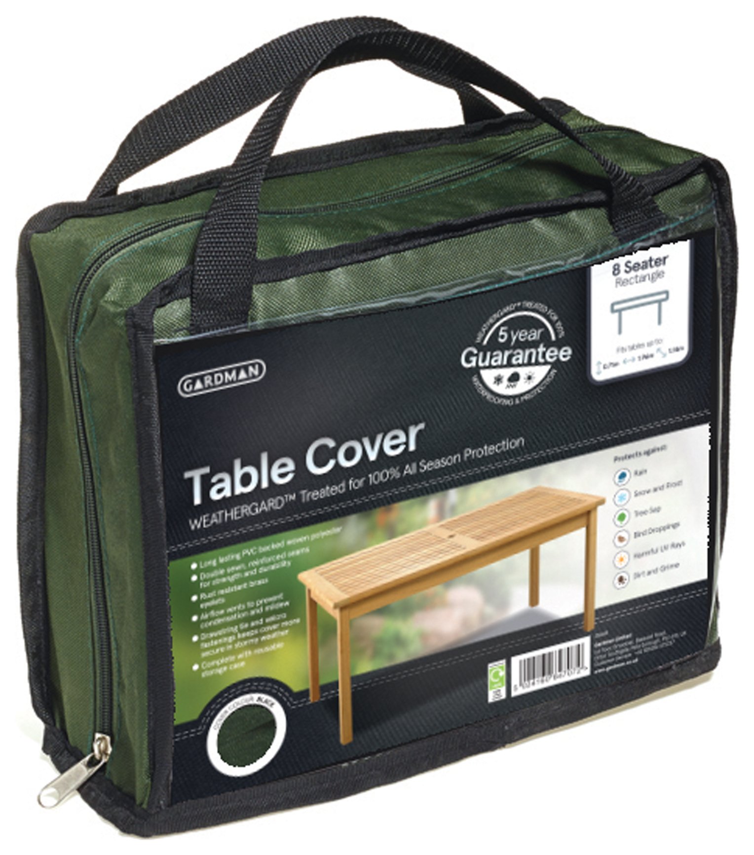 Gardman - Rectangular - 8 Seater Table Cover