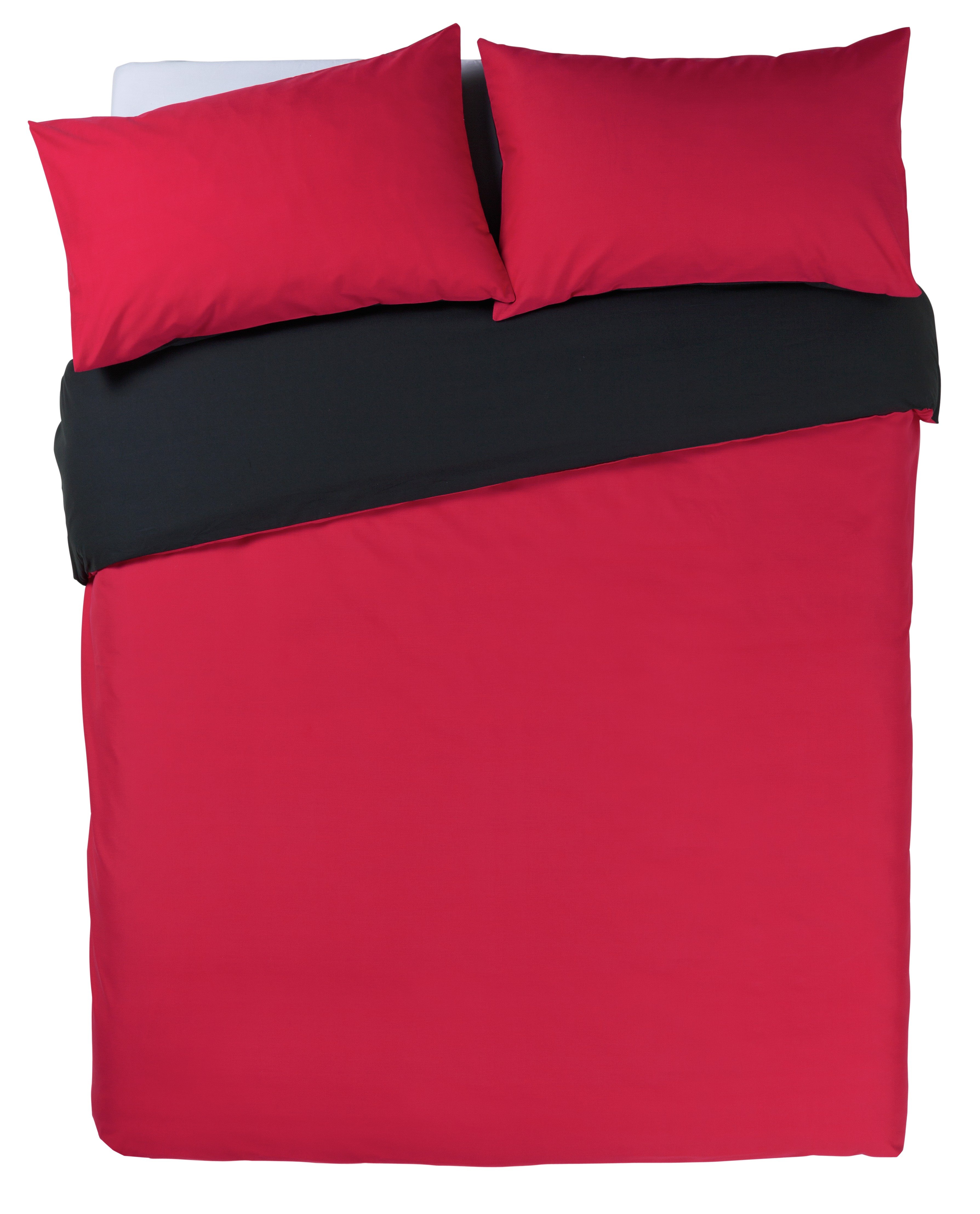 ColourMatch by Argos Poppy Red/Jet Black Bedding Set Reviews