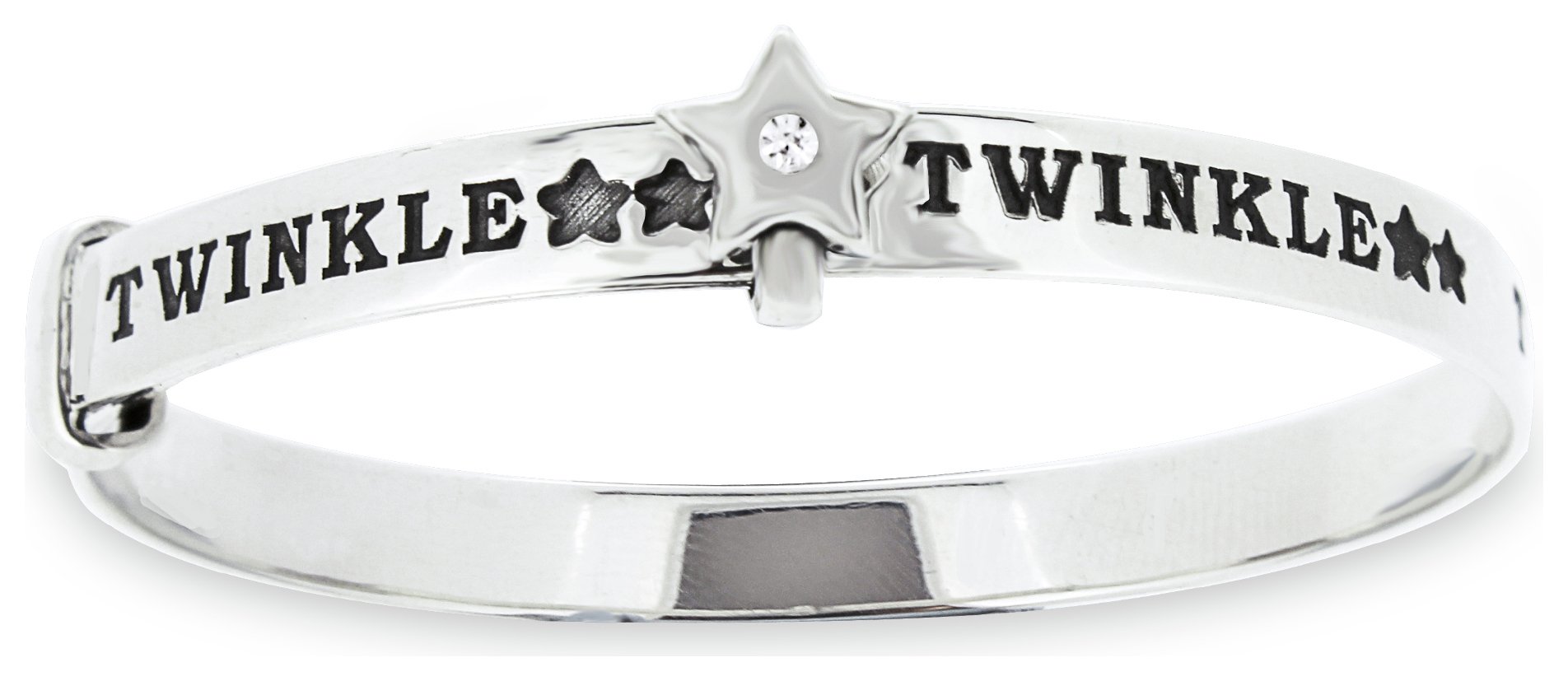 Revere Kid's Sterling Silver Twinkle Bangle - 0-18 Months