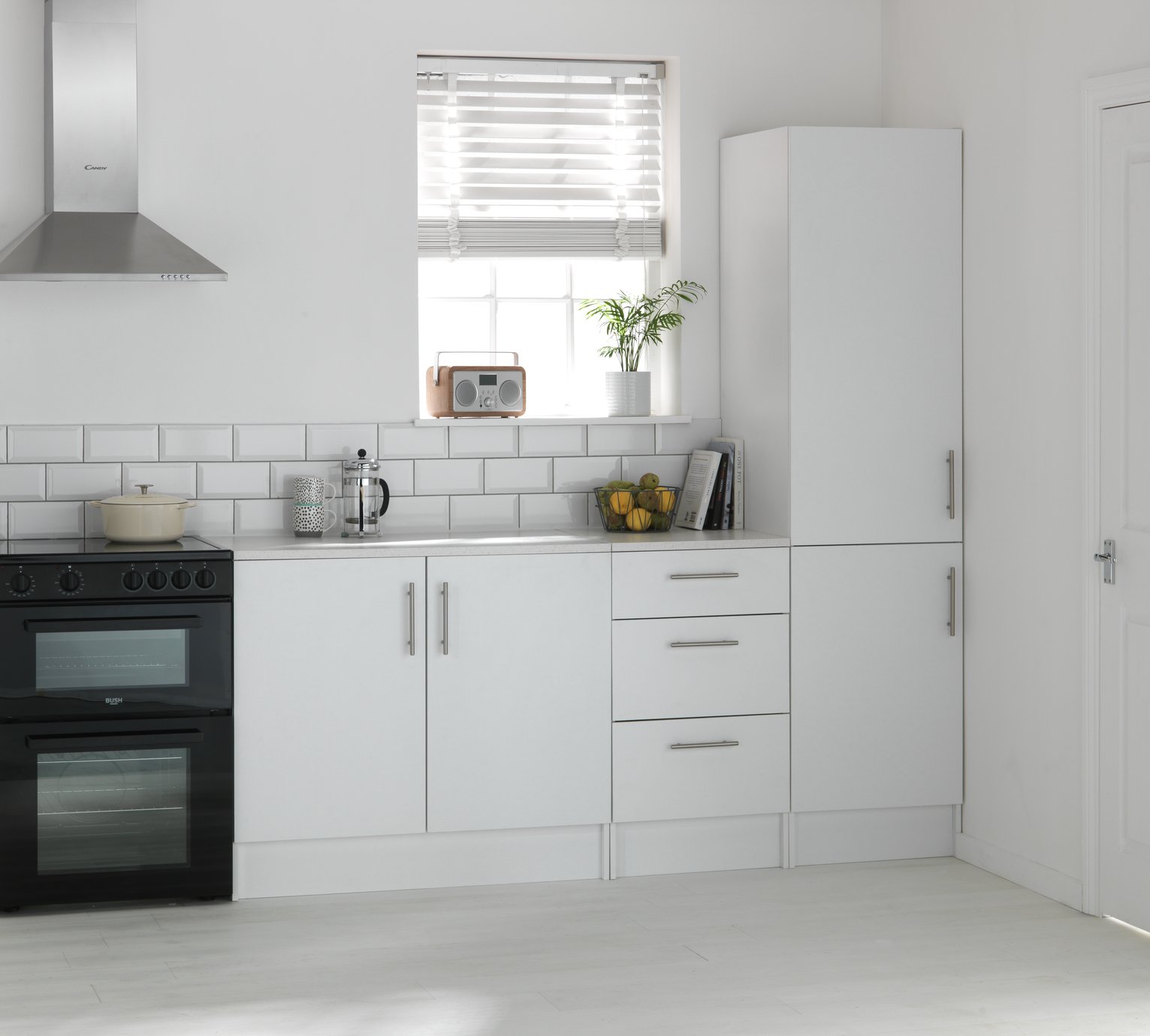 Argos Home Athina 3 Piece Fitted Kitchen Package - White
