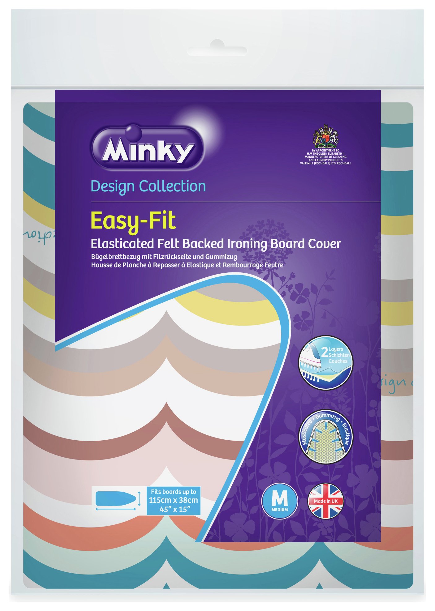 Minky 115 x 38cm Easy-Fit Ironing Board Cover Review