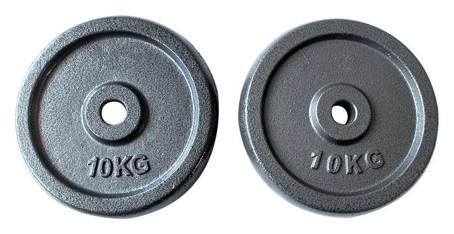 Opti cast iron discount dumbbell set argos