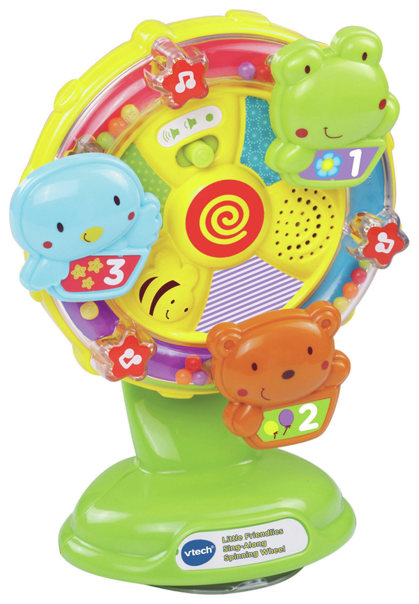 vtech little friendlies sing along spin wheel