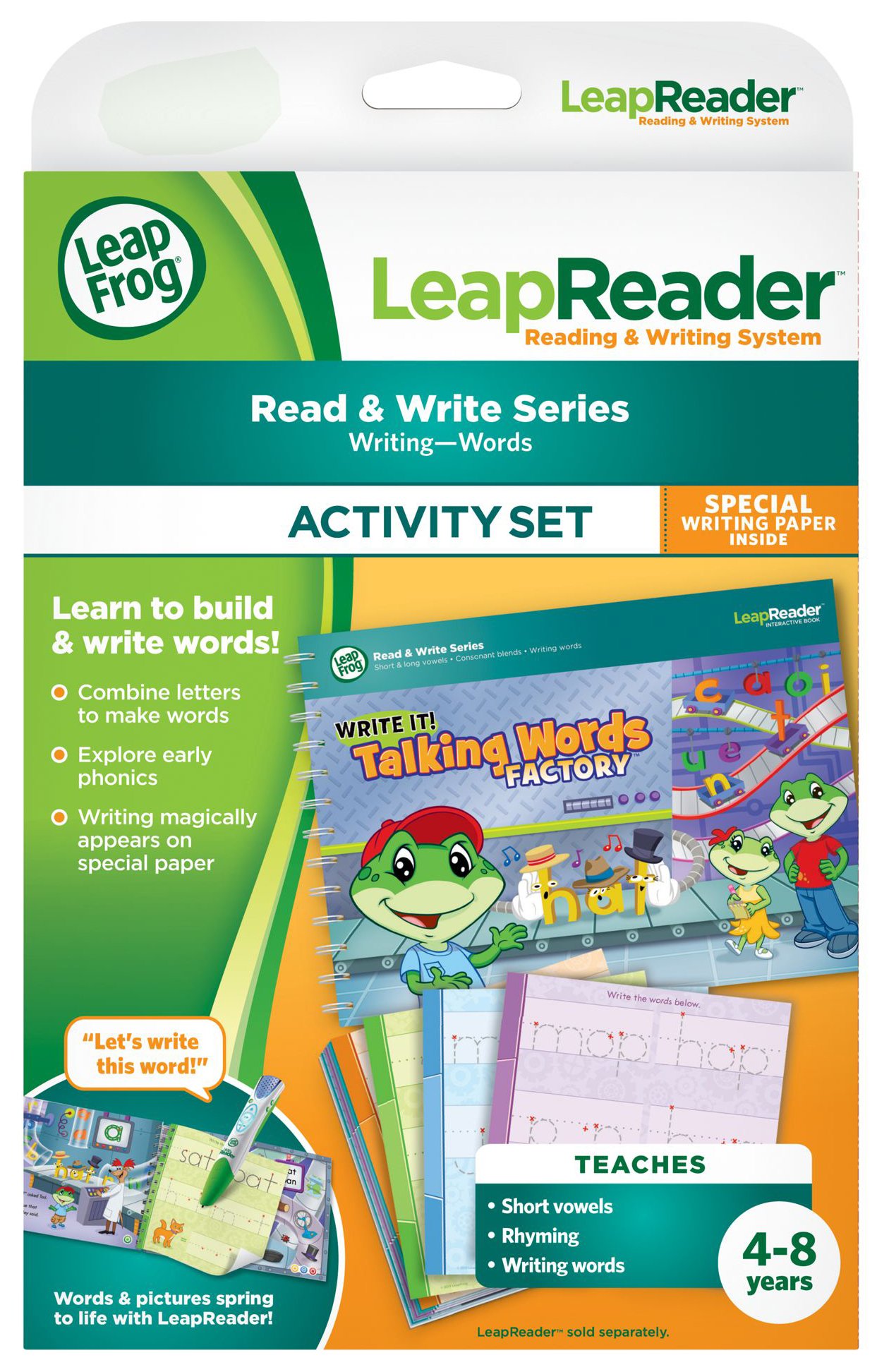 LeapFrog LeapReader Talking Words Factory Writing Book