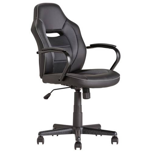 Buy Argos Home Faux Leather Mid Back Gaming Chair - Black | Gaming