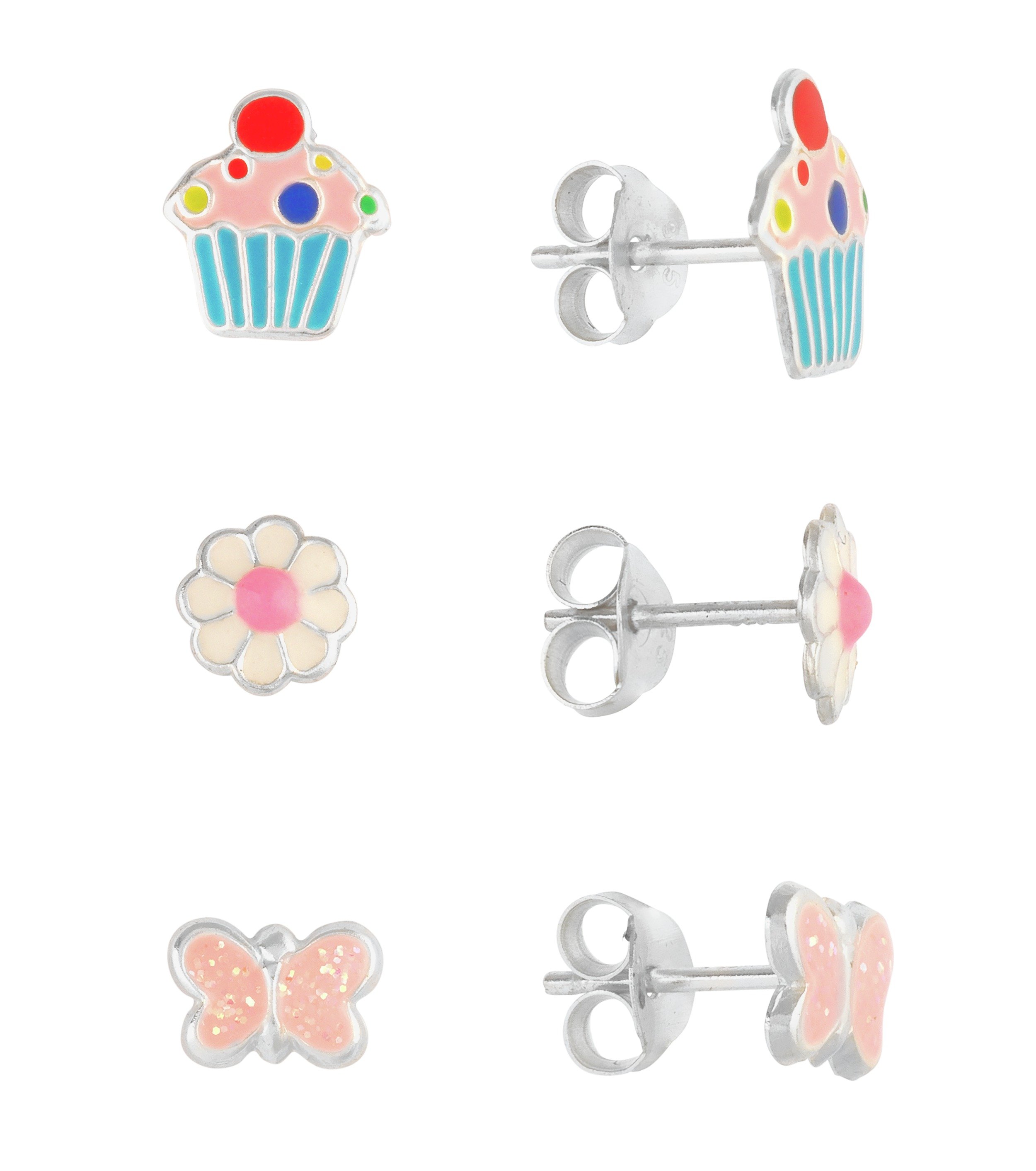 Revere Kids Sterling Silver Enamel Stud Earrings Review