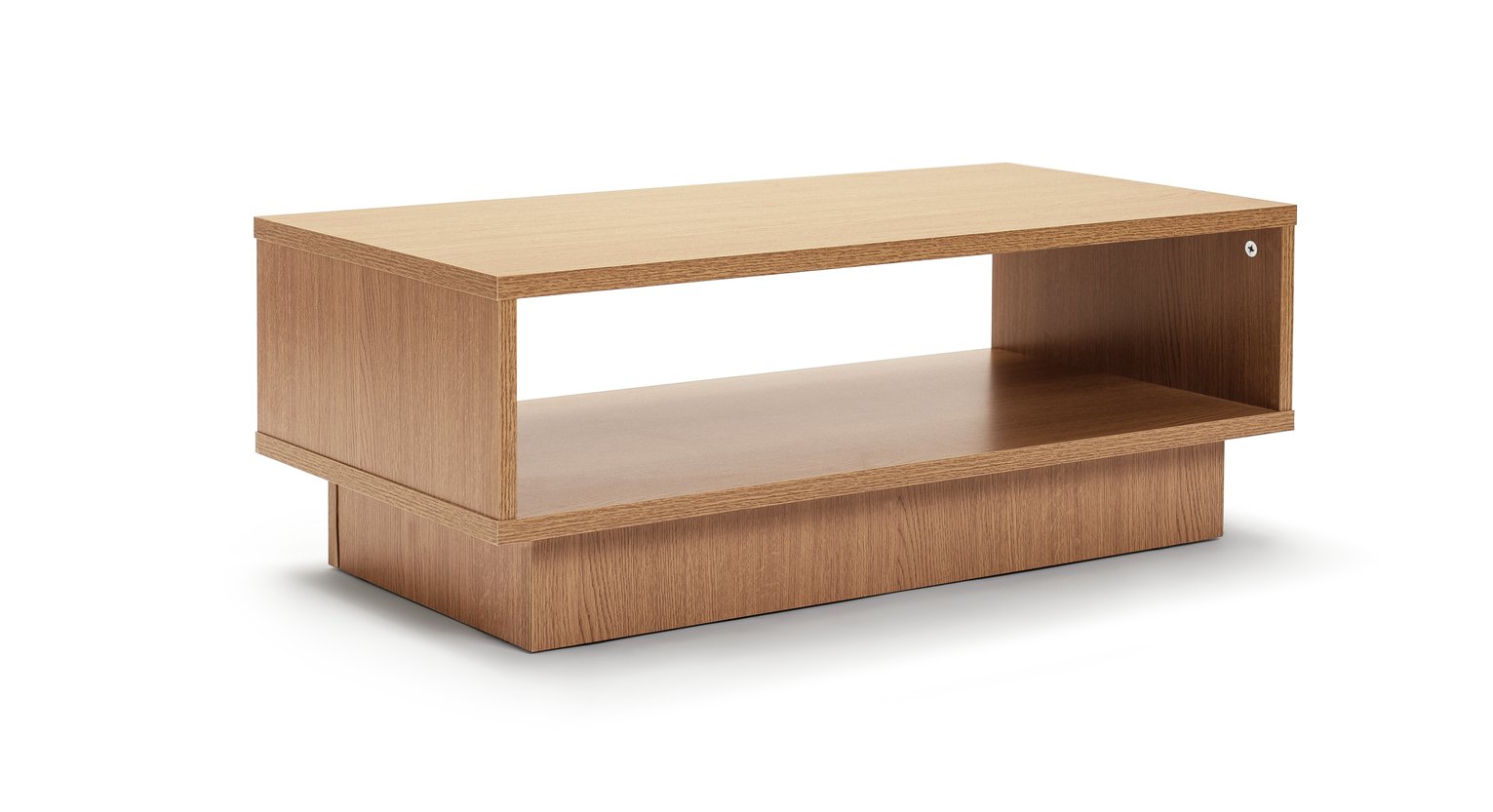 Habitat Cubes 1 Shelf Coffee Table - Oak Effect