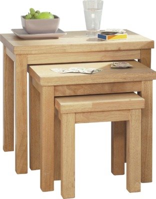 Argos Home Gloucester Nest of 3 Solid Wood Tables Review