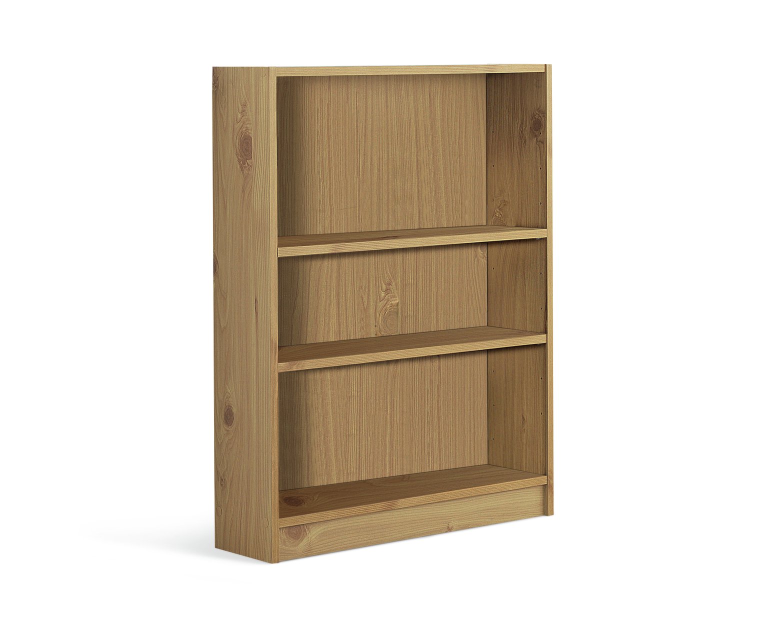 Habitat 2 Shelf Small Bookcase - Oak Effect