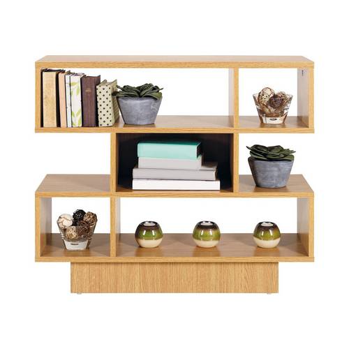 Buy Argos Home Cubes 3 Tier Shelving Unit Oak Effect Bookcases and