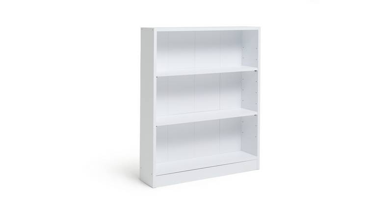 White bookcase store argos