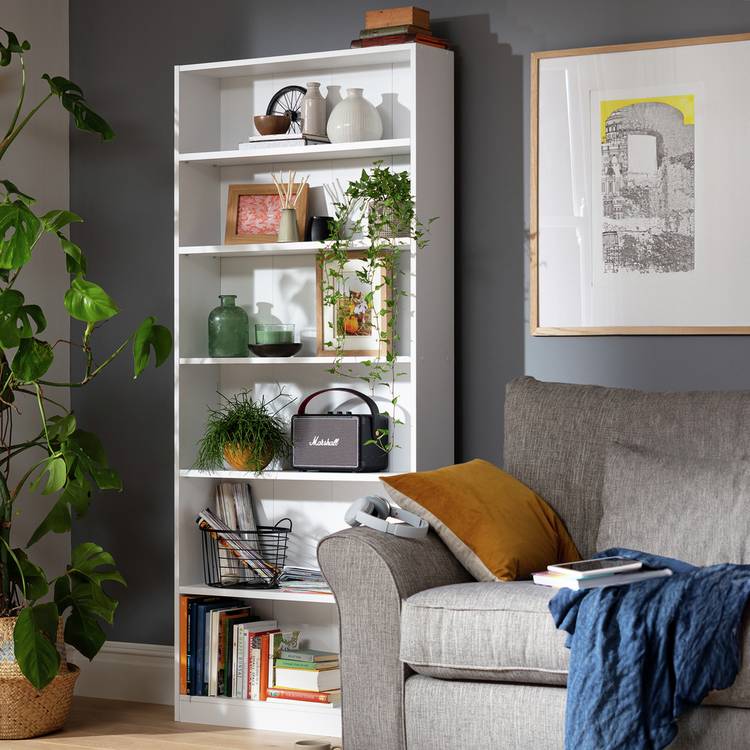 Argos Home Maine Bookcase - White 0