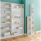 Buy Argos Home Maine 5 Shelf Tall Wide Bookcase - White 