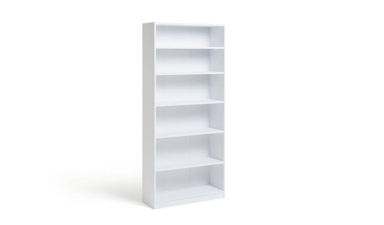 Buy Argos Home Maine 5 Shelf Tall Wide Deep Bookcase White