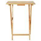 Buy Argos Home Single Folding Tray Table - Natural | Side tables | Argos