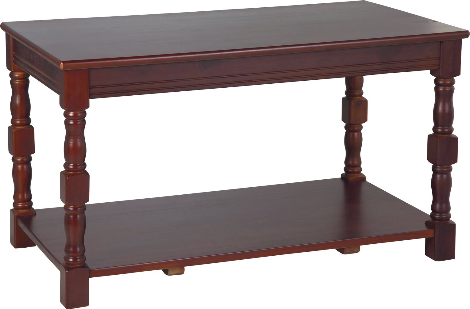 Argos Home Devon Solid Pine Coffee Table - Walnut Effect