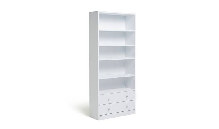 Argos white outlet shelving unit