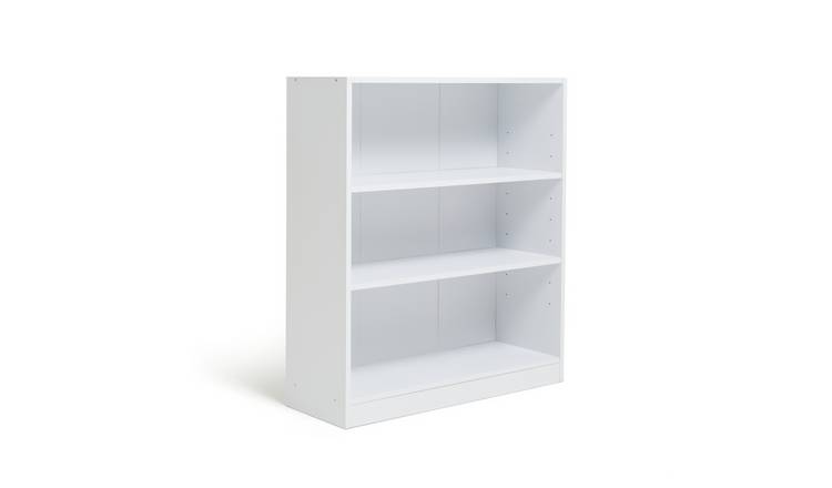 Argos Home Maine Short Bookcase - White
