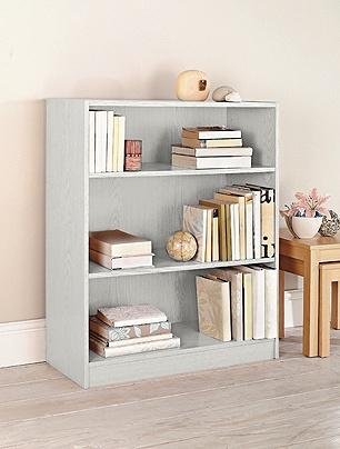 argos white childrens bookcase