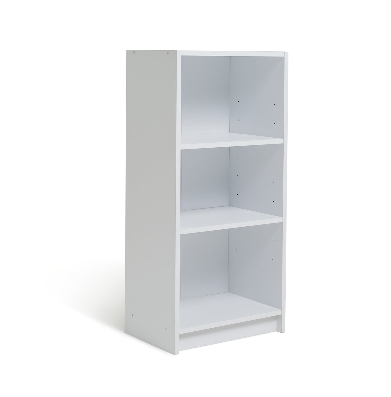 Habitat Maine Narrow & Short Bookcase - White