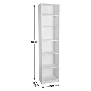 Buy Argos Home Maine Narrow Bookcase White Bookcases and shelving units Argos