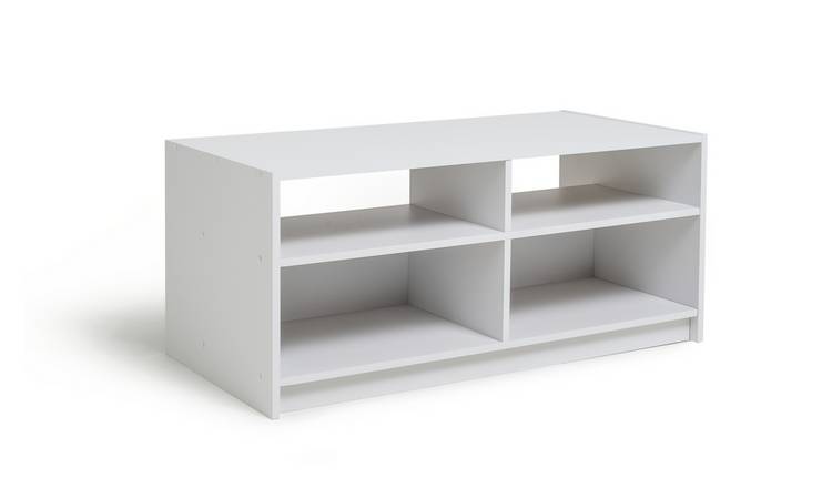 Argos tv units on sale white gloss