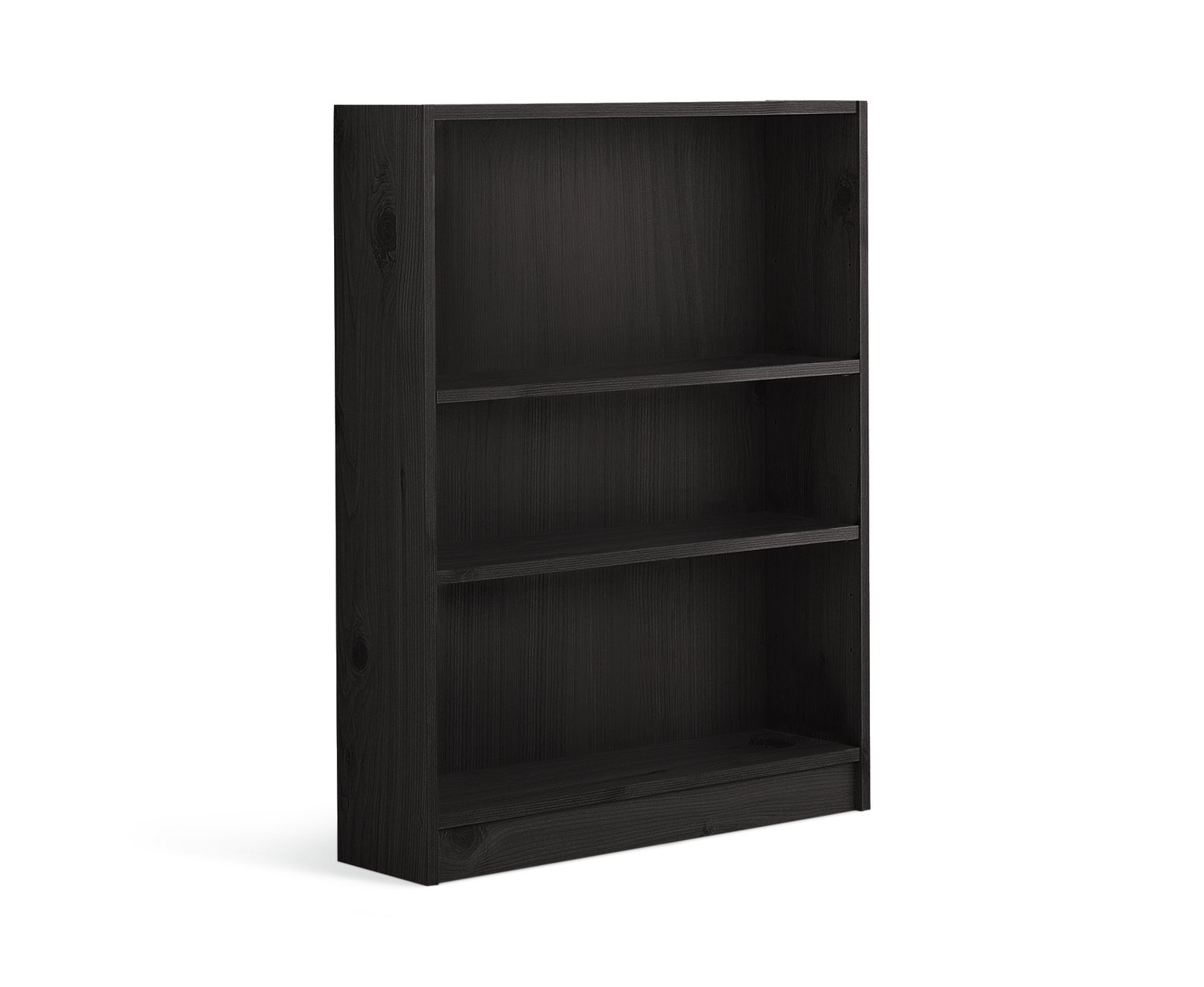 Habitat 2 Shelf Small Bookcase - Black
