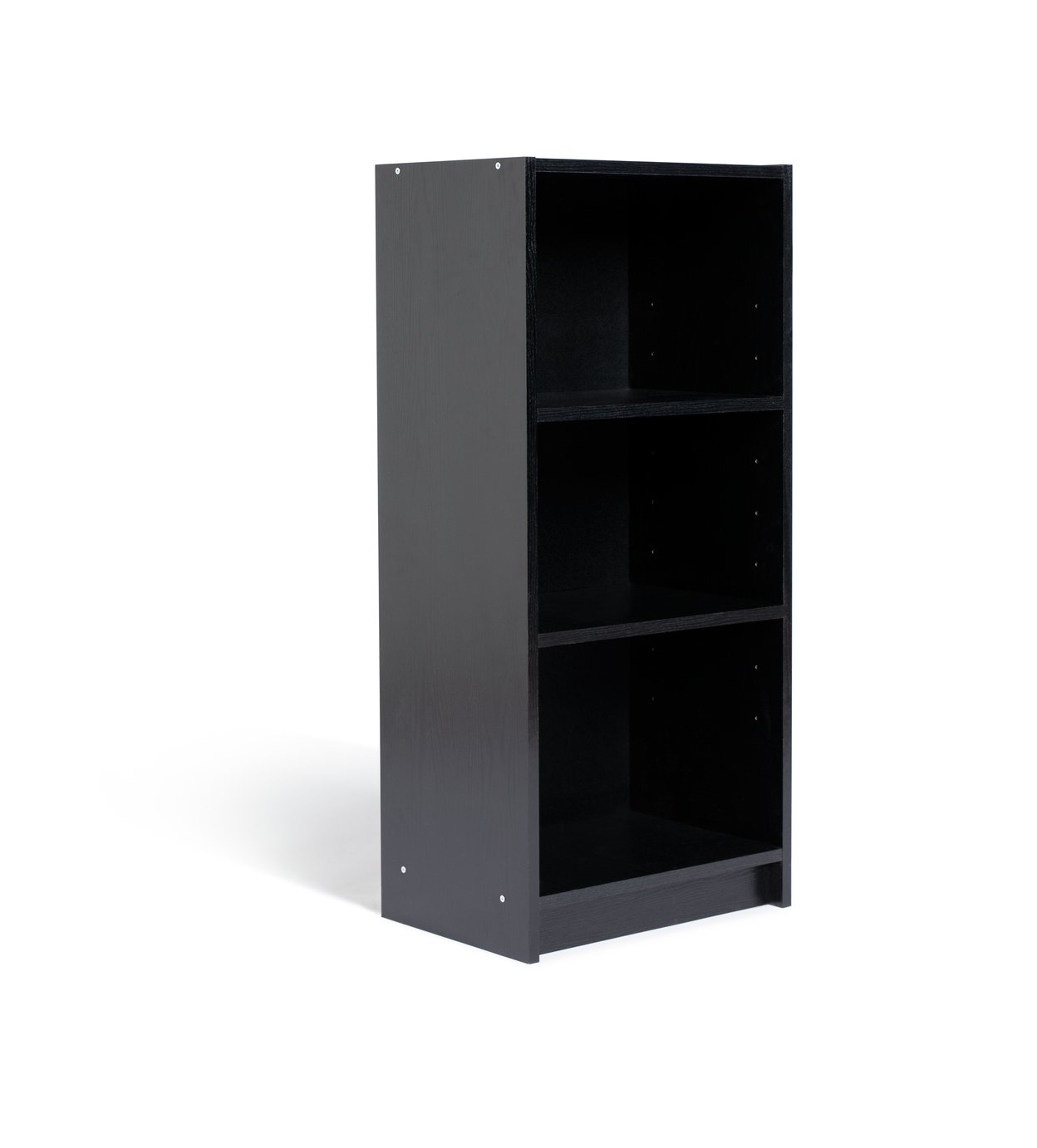 Habitat Maine Half Width Bookcase - Black Ash Effect