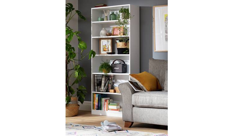 Deep black outlet bookcase