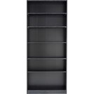 Buy Argos Home Maine 5 Shelf Tall Wide Bookcase - Black | Bookcases and ...
