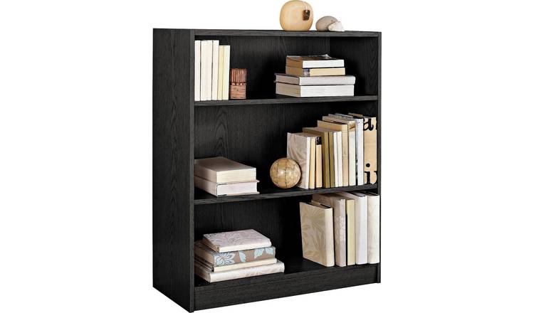 Buy Argos Home Maine 2 Shelf Small Bookcase Black Ash Effect