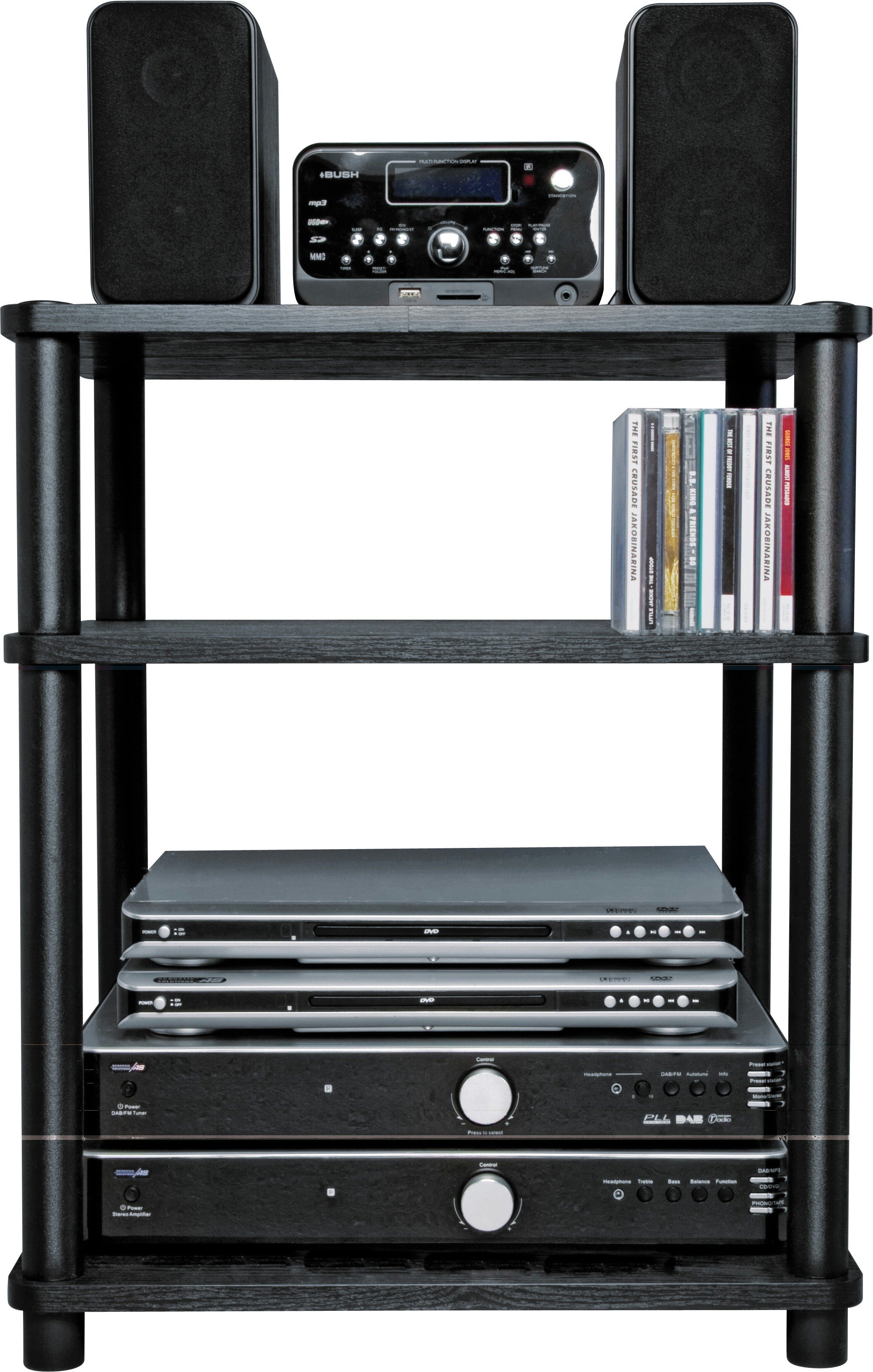 Argos Home Verona Effect Hi-Fi Unit - Black