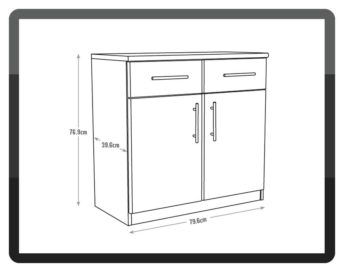 Argos Home Anderson 2 Door 2 Drawer Sideboard