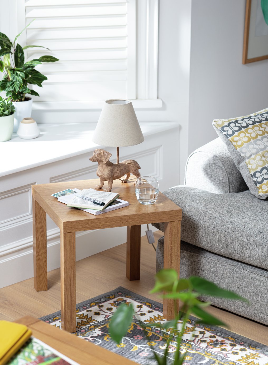 Argos Home End Table - Oak Effect