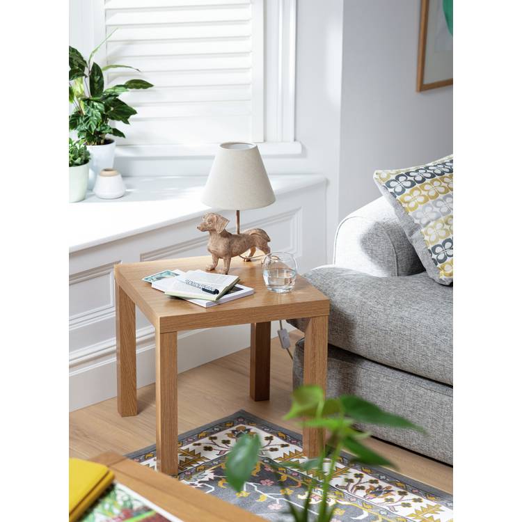 Argos Home Apley End Table - Oak Effect 0