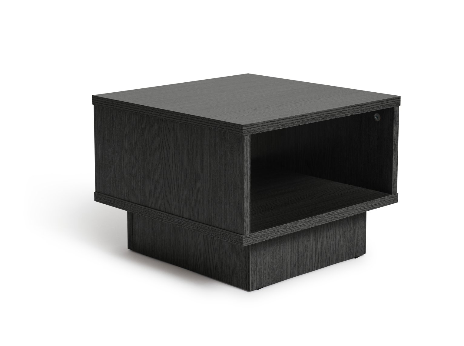 Habitat Cubes 1 Shelf End Table - Black