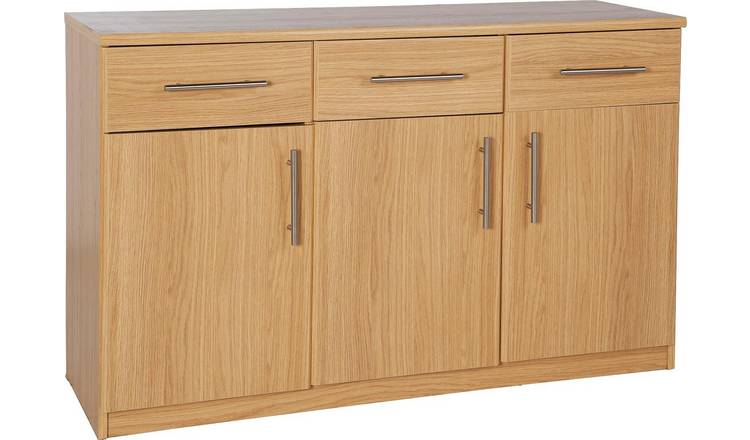 Buy Argos Home Anderson 3 Dr and 3 Drawer Sideboard - Oak