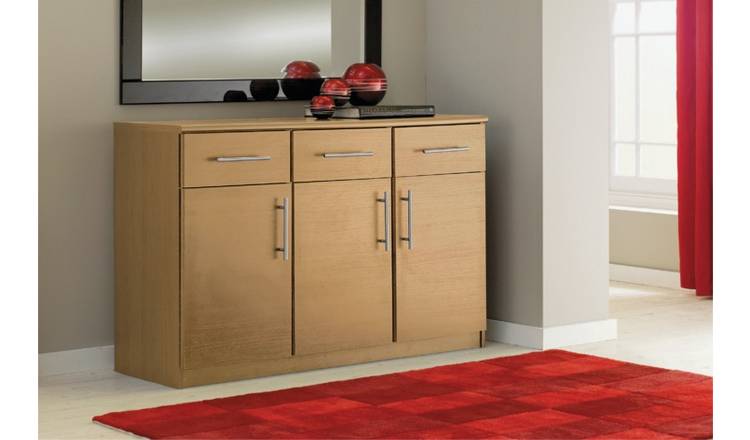 Argos Home Anderson 3 Dr and 3 Drawer Sideboard - Oak Effect