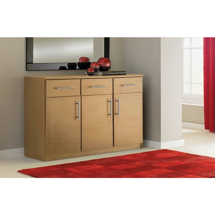 Argos Home Anderson 3 Dr and 3 Drawer Sideboard - Oak Effect 0