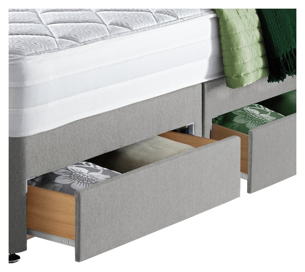Silentnight Knightly 2000 Memory Double 4 Drawer Divan Bed Review