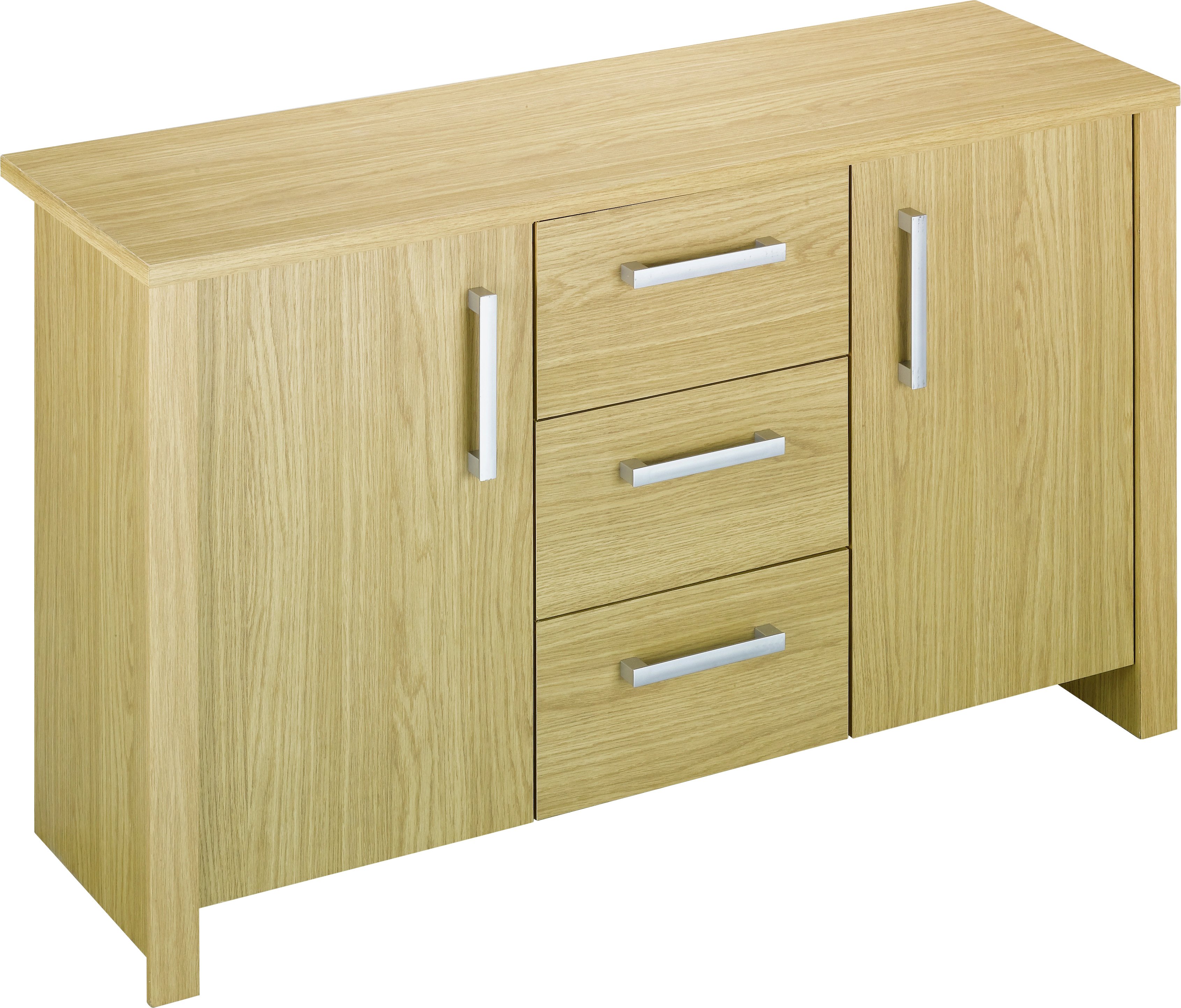 Argos Home Bailey 2 Door 3 Drawer Sideboard - Oak Effect