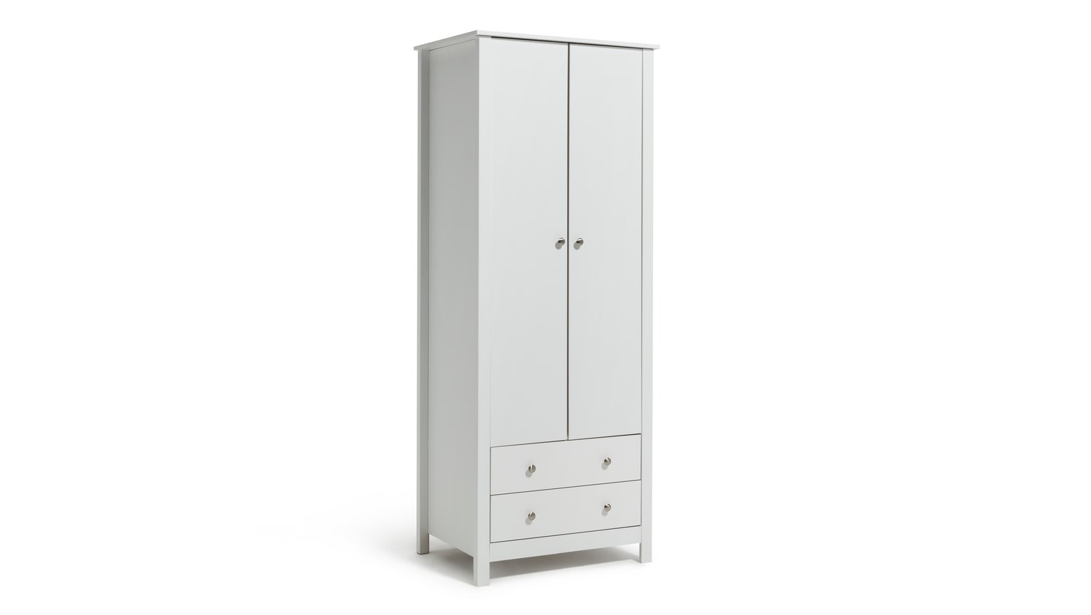 Argos Home Osaka 2 Door 2 Drawer Wardrobe White 6097732