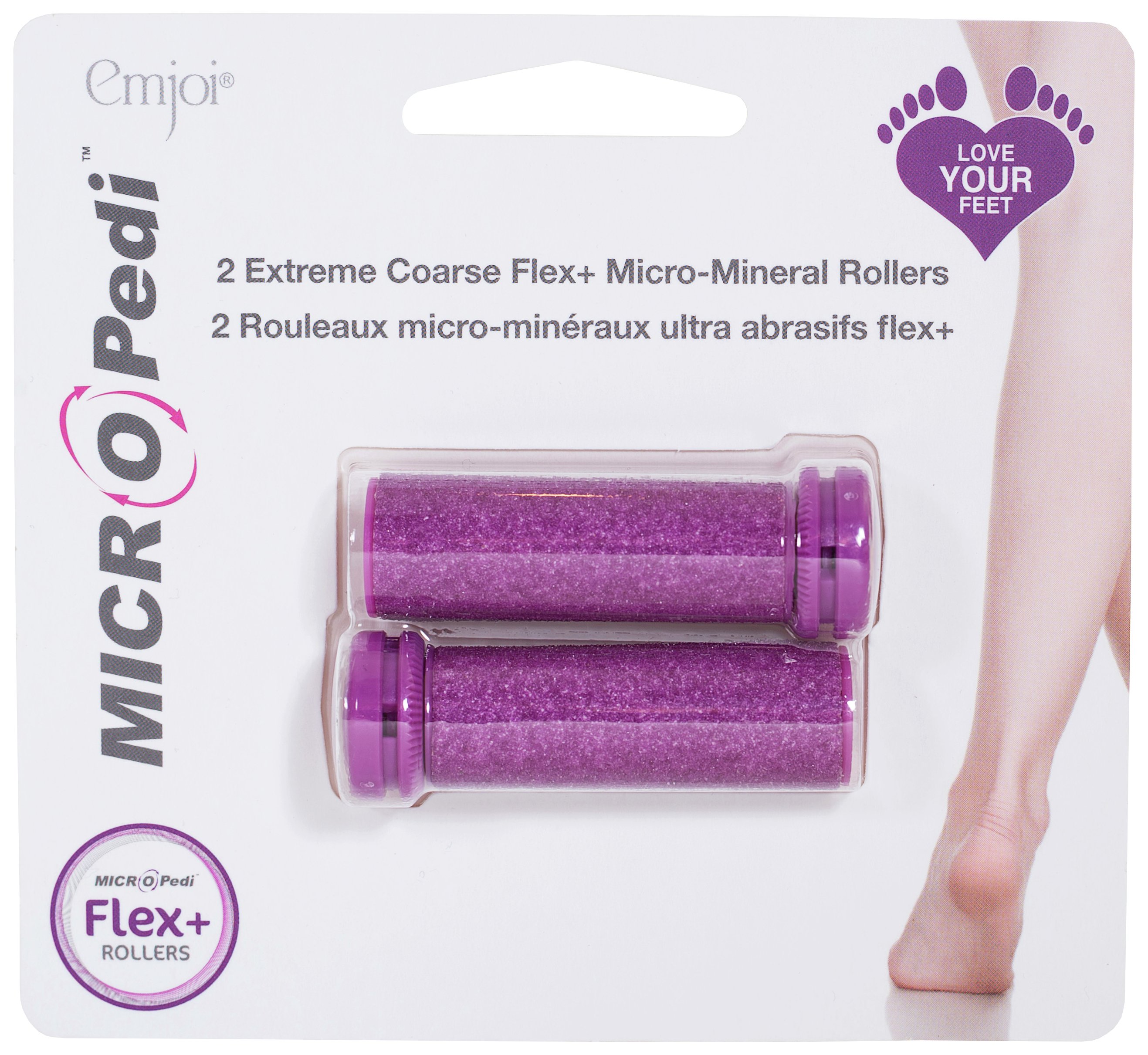 Emjoi MICRO Pedi Extreme Coarse Flex Rollers