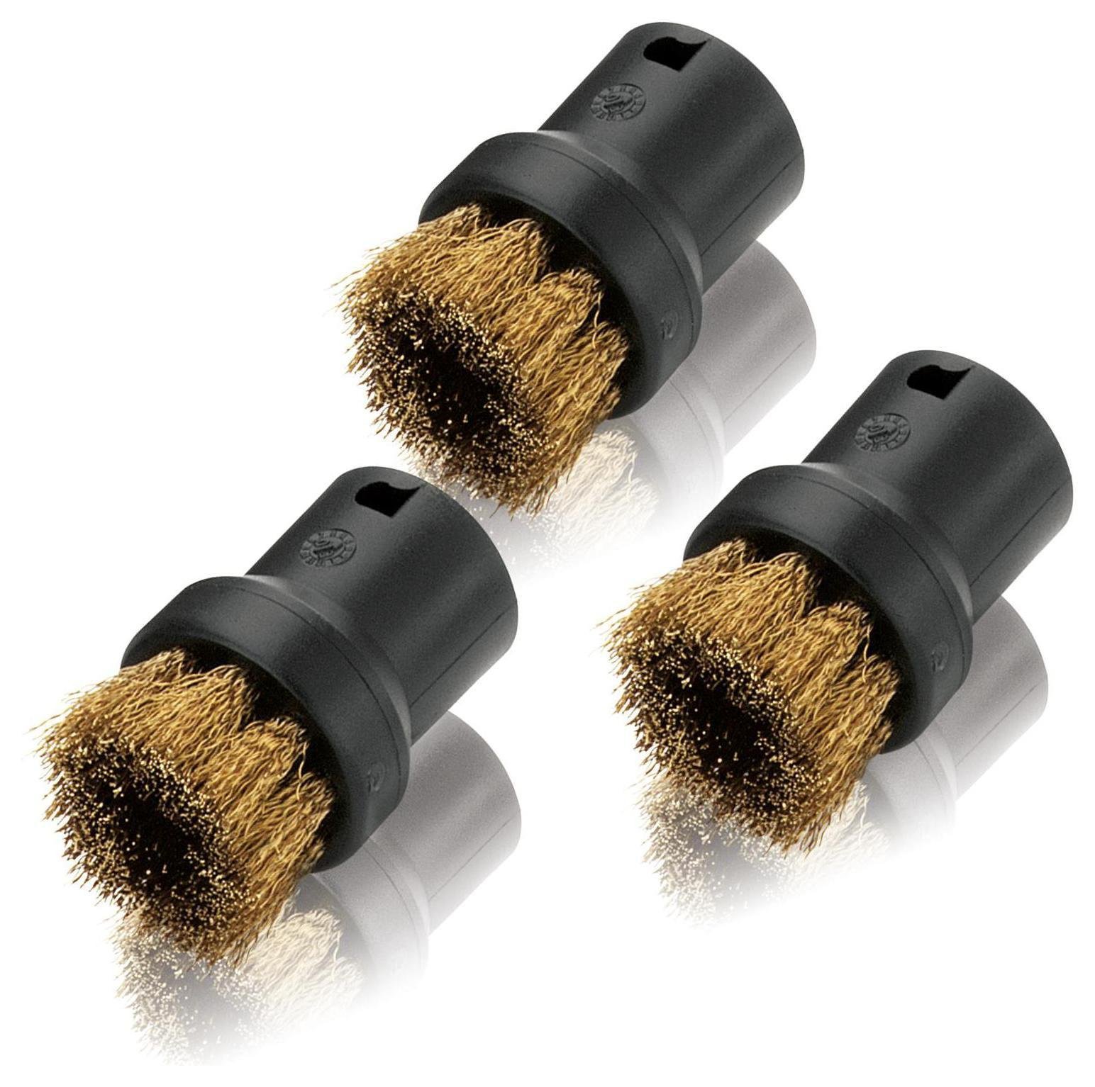 Karcher Round Brush Brass Steam Cleaner Bristle Set