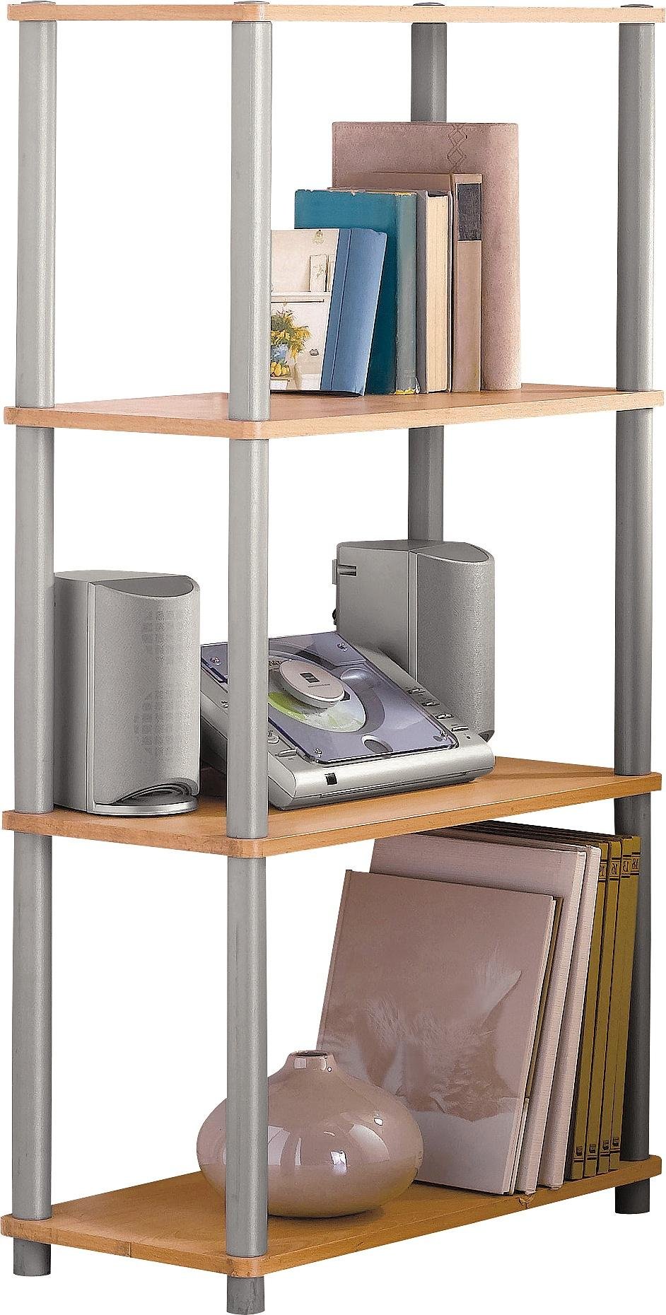 Argos Home Verona 4 Shelf Shelving Unit - Beech Effect